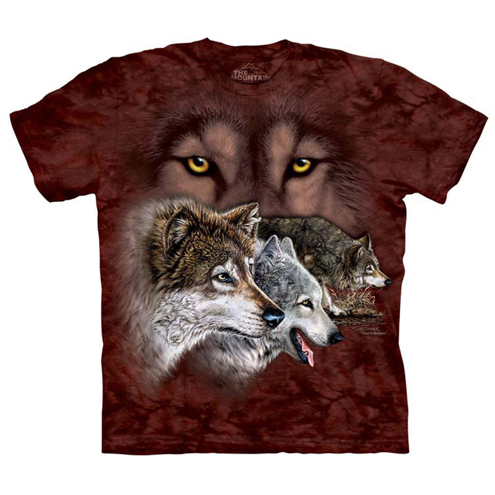 The Mountain Find 9 Wolves Small T-shirt