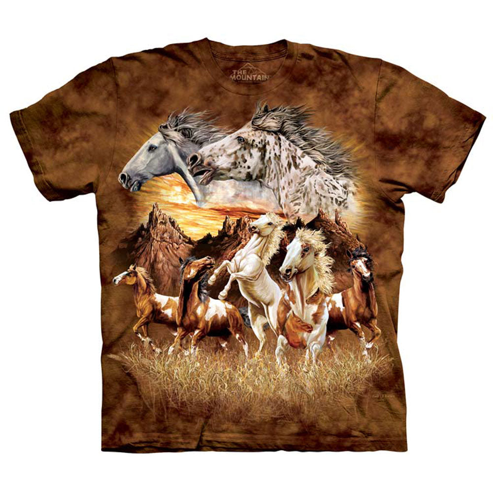 The Mountain Find 15 Horses Small T-shirt