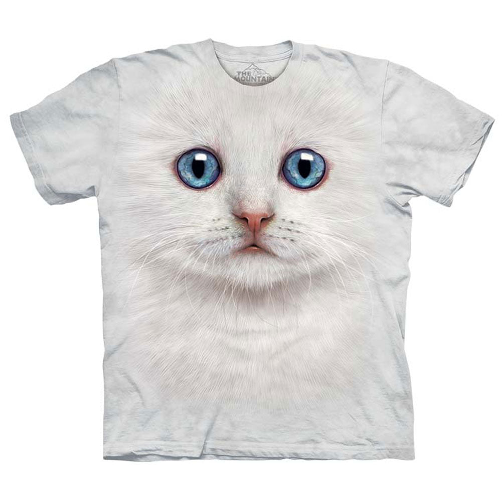 The Mountain Ivory Kitten Face Small T-shirt