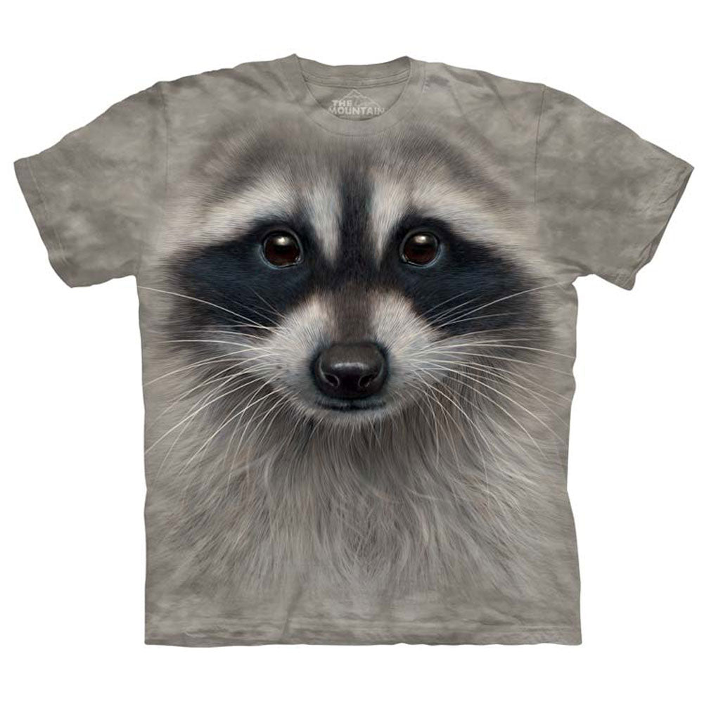 The Mountain Raccoon Face Small T-shirt