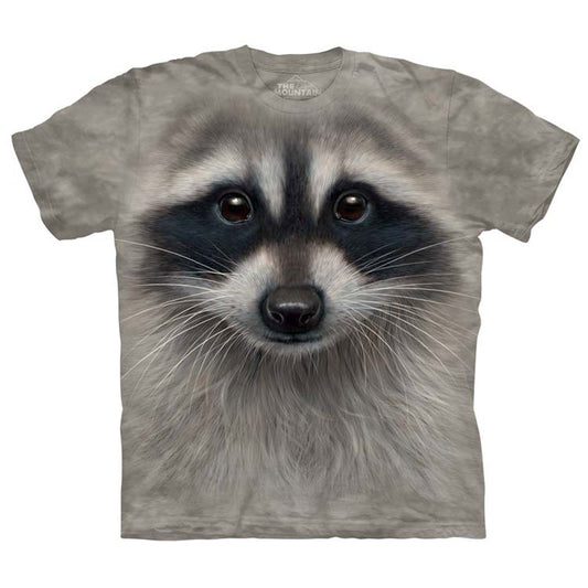 The Mountain Raccoon Face Small T-shirt