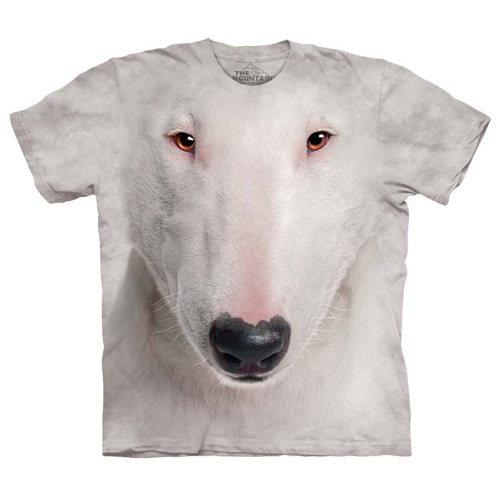 The Mountain Bull Terrier Face Small T-shirt