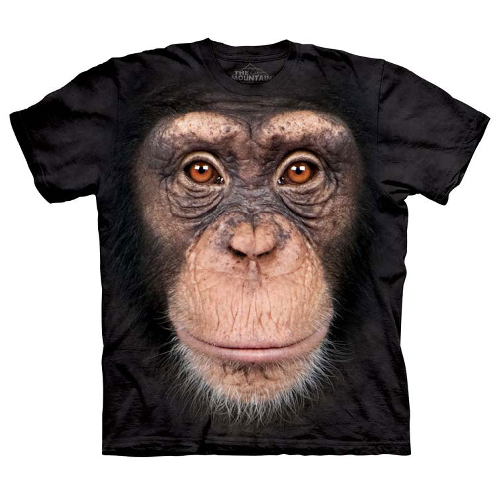 The Mountain Chimp Face Small T-shirt