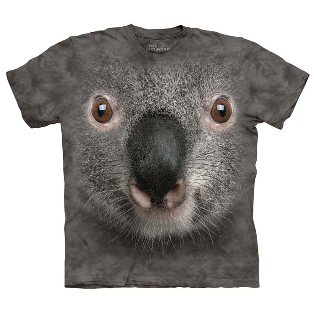 The Mountain Gray Koala Face Small T-shirt