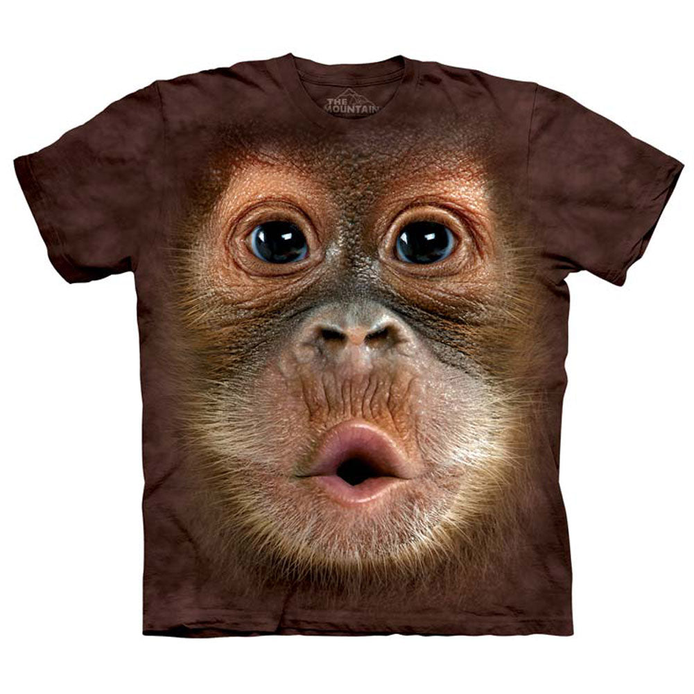The Mountain Big Face Baby Orangutan Small T-shirt