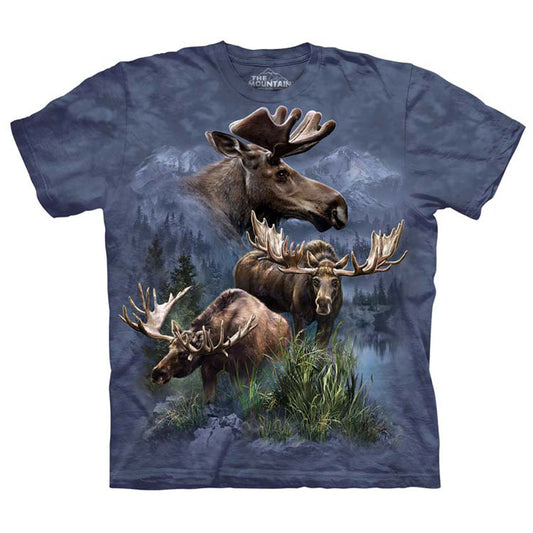 The Mountain Moose Collage Small T-shirt