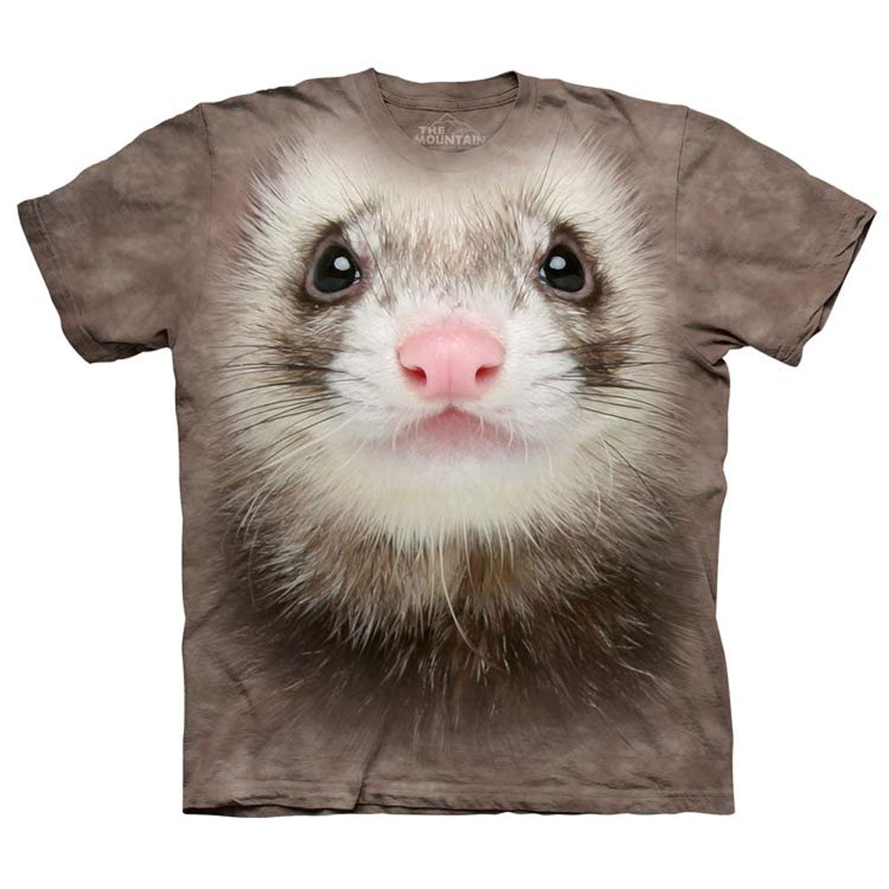 The Mountain Ferret Face Small T-shirt