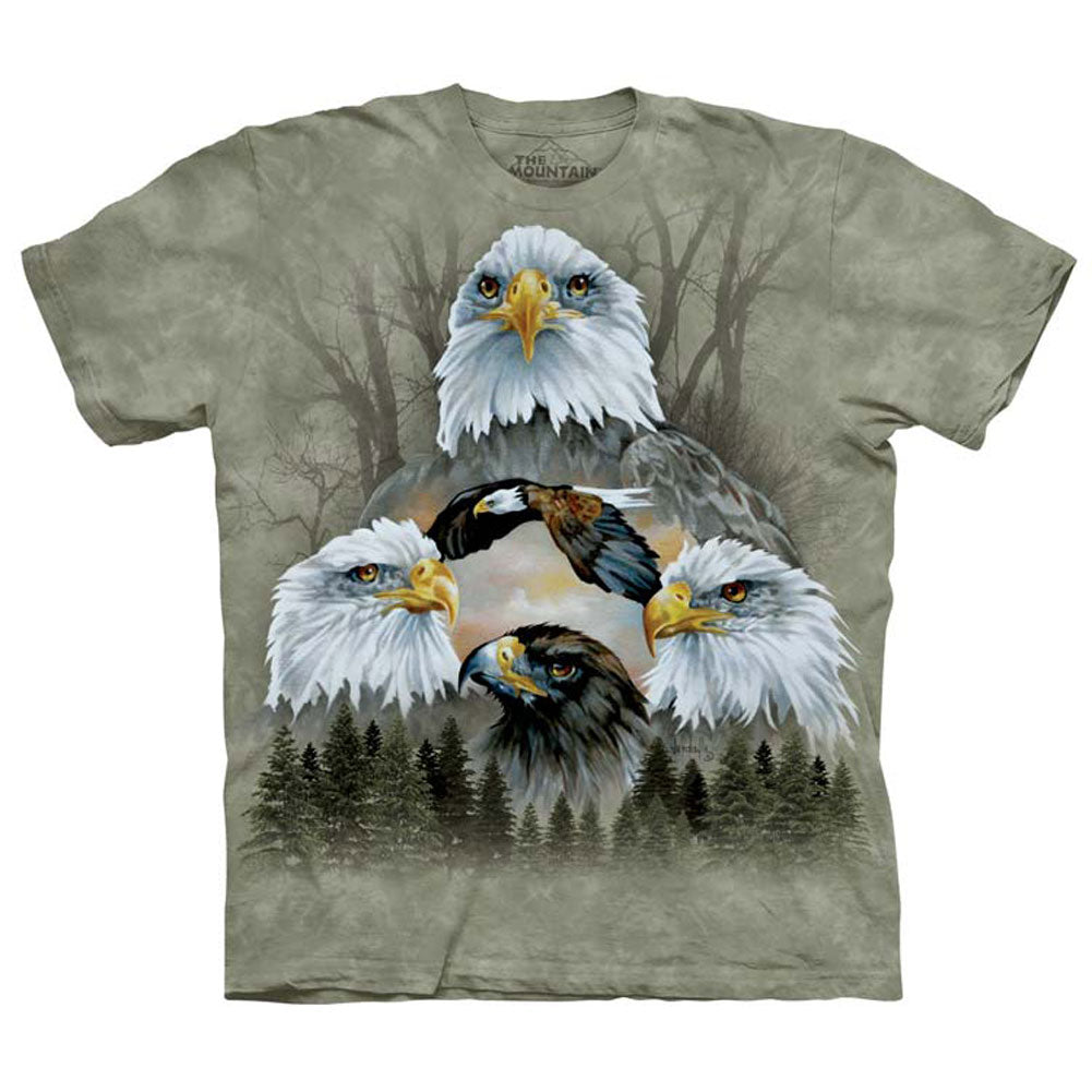 The Mountain Five Eagle Collage T-shirt