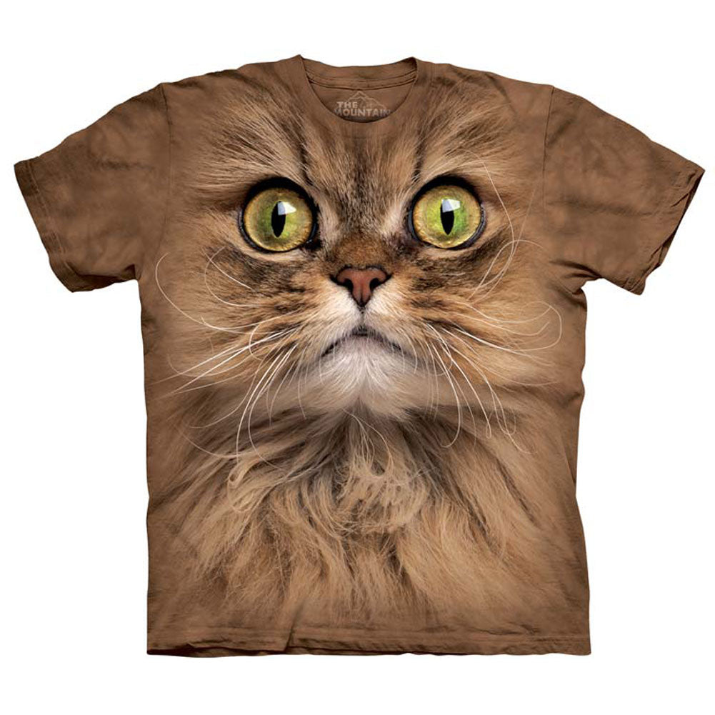 The Mountain Big Face Brown Cat T-shirt