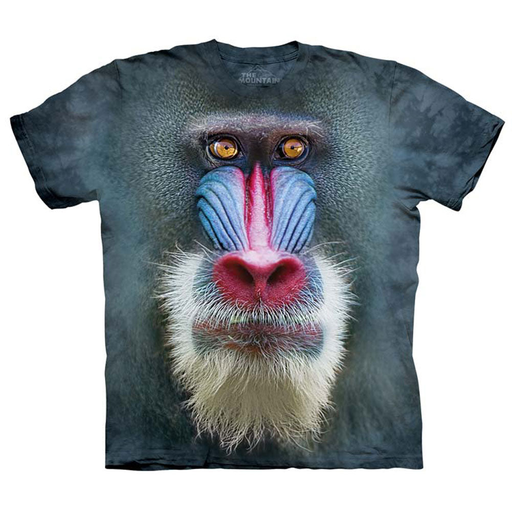 The Mountain Big Face Mandrill Baboon T-shirt