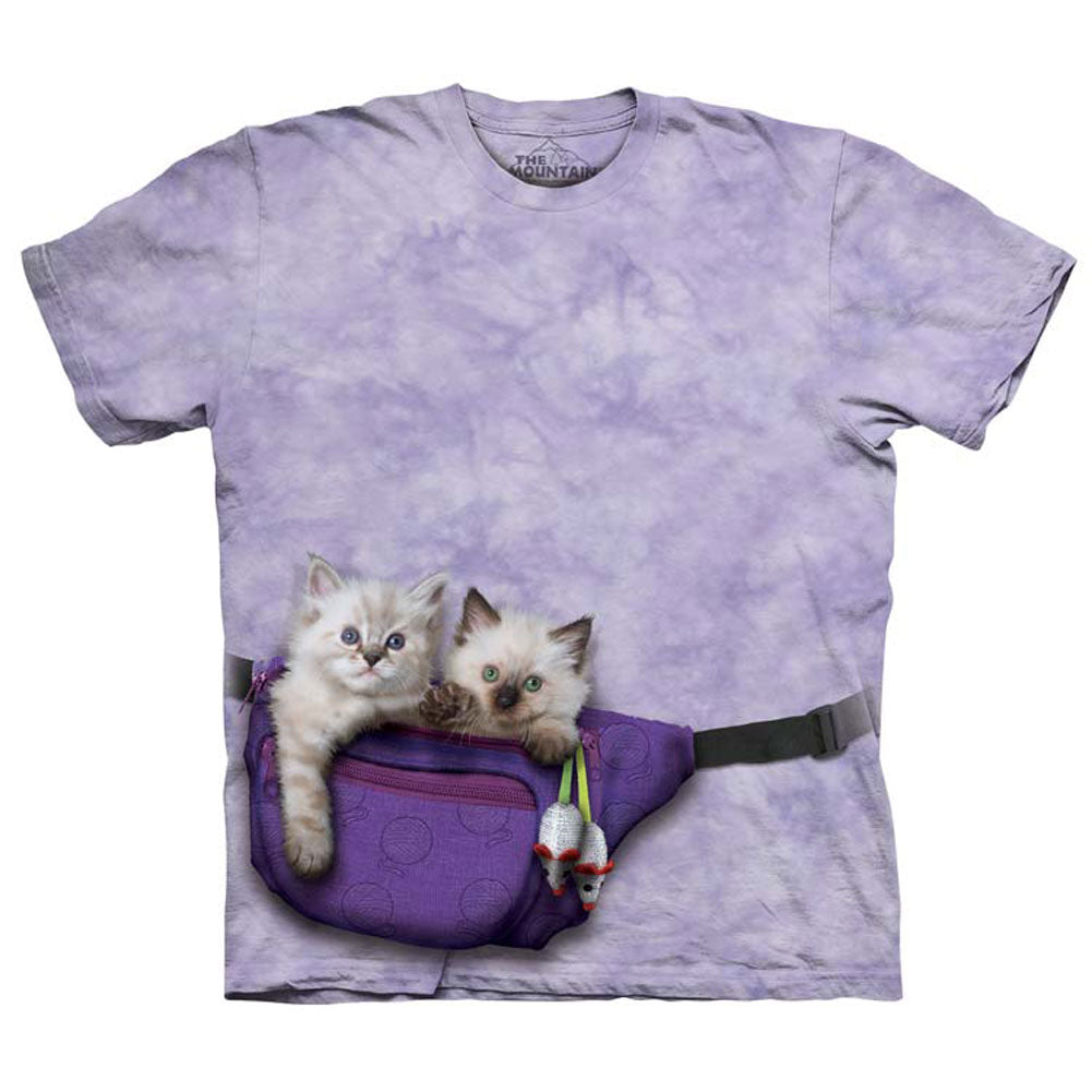 The Mountain Fanny Pack Kitten T-shirt