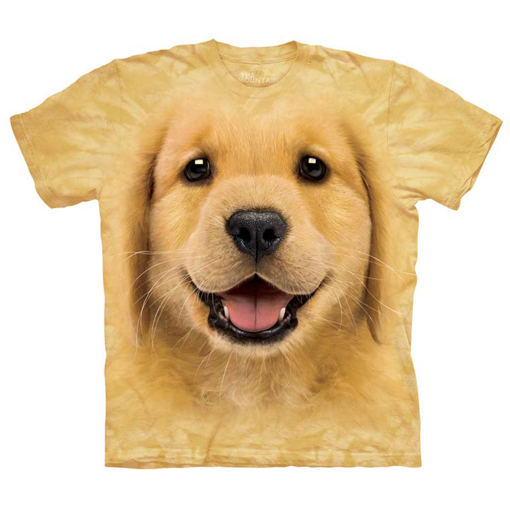 The Mountain Golden Retriever Puppy T-shirt