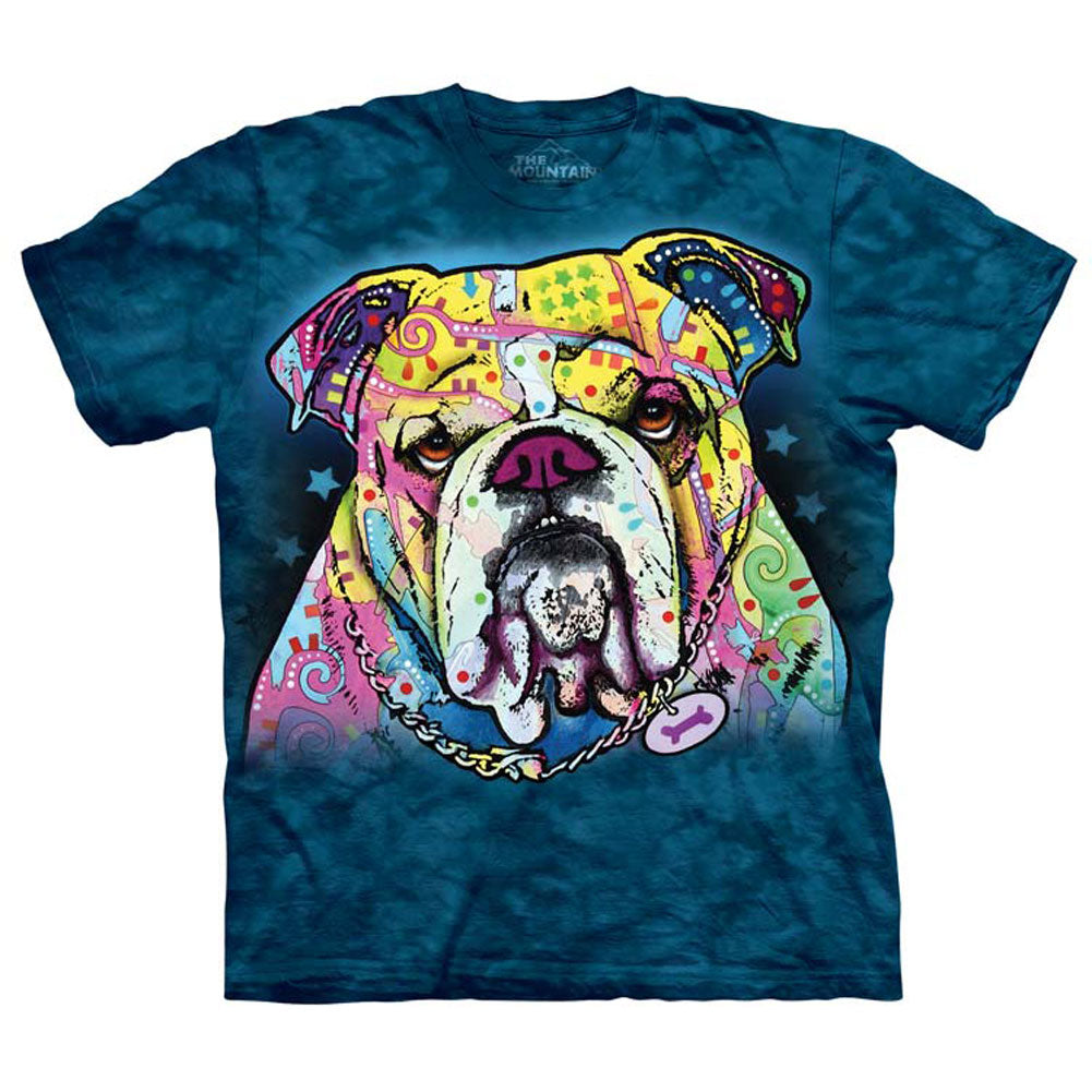 The Mountain Colorful Bulldog T-shirt