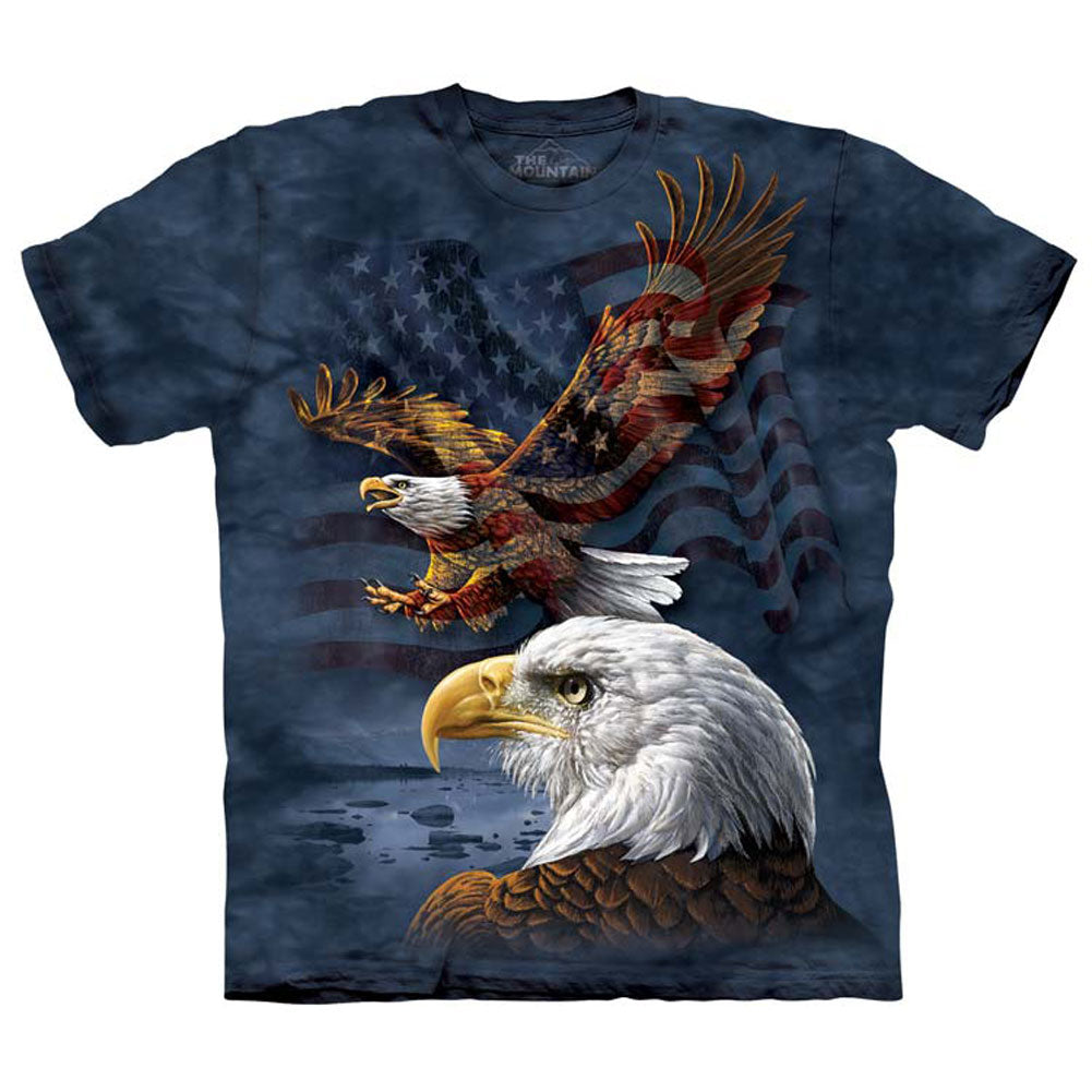 The Mountain Eagle Flag Collage T-shirt