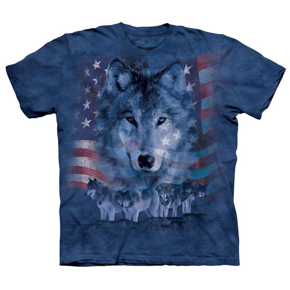 The Mountain Patriotic Wolfpack S T-shirt
