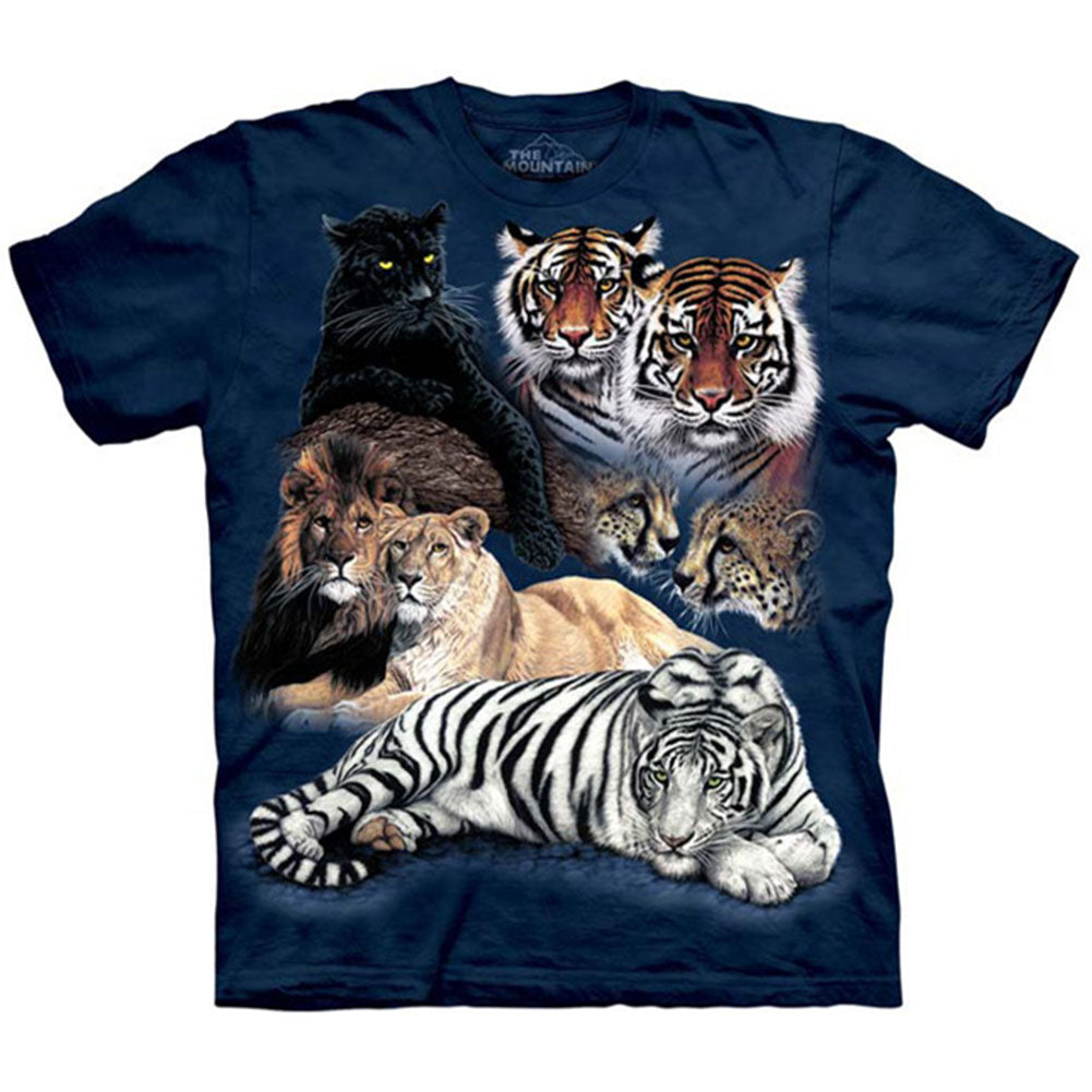 The Mountain Big Cat Collage T-shirt