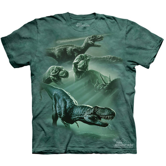 The Mountain Dinosaur Collage T-shirt