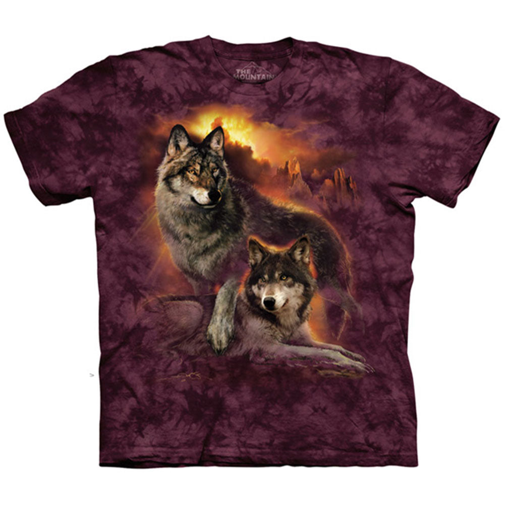 The Mountain Wolf Sunset T-shirt