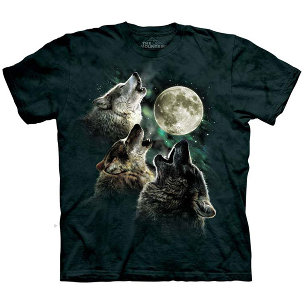 The Mountain Three Wolf Moon T-shirt