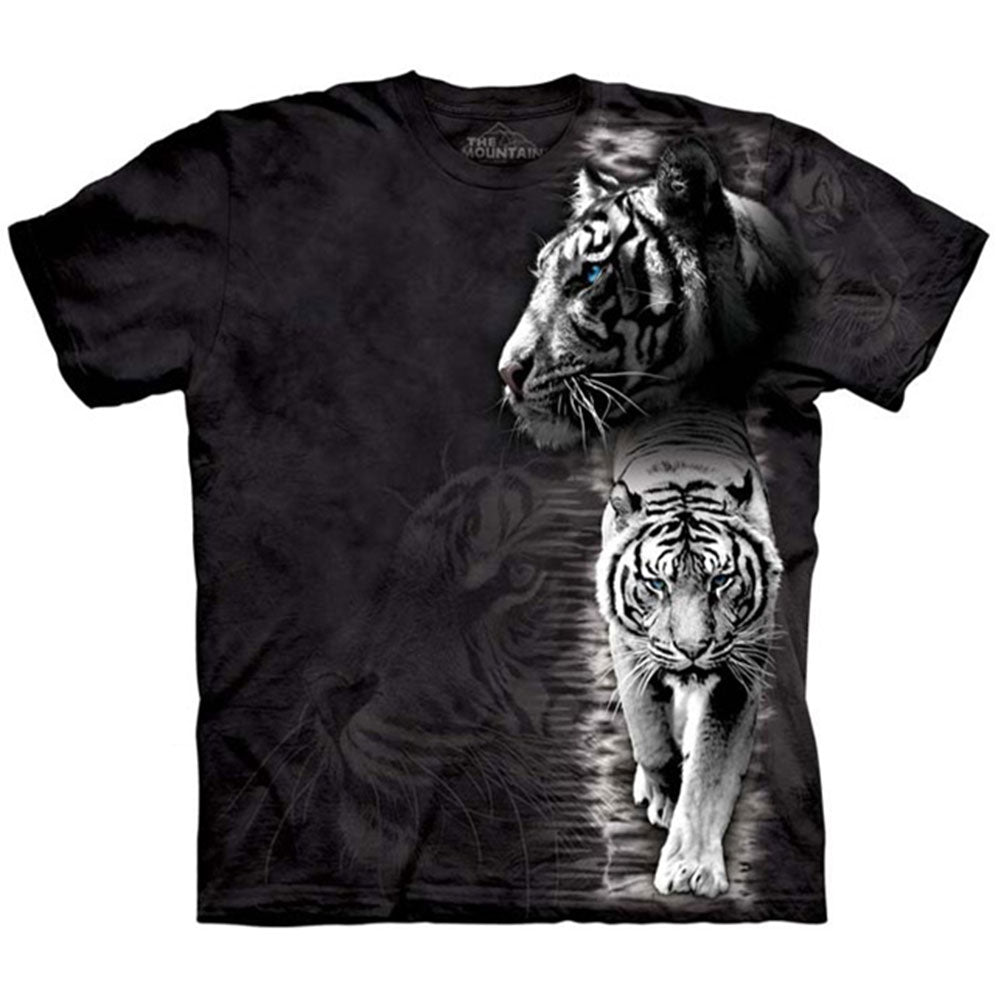 The Mountain White Tiger Stripe T-shirt