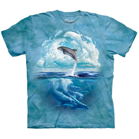The Mountain Dolphin Sky T-shirt