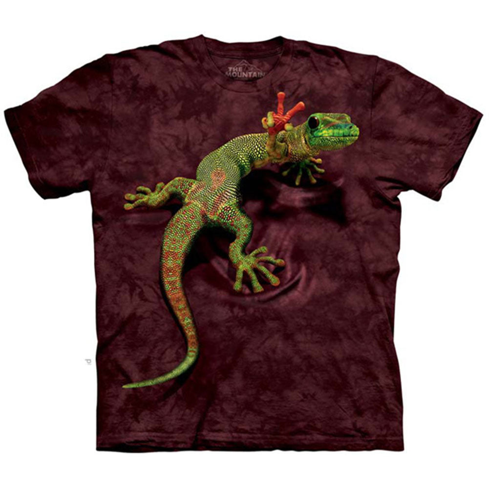 The Mountain Peace Out Gecko T-shirt