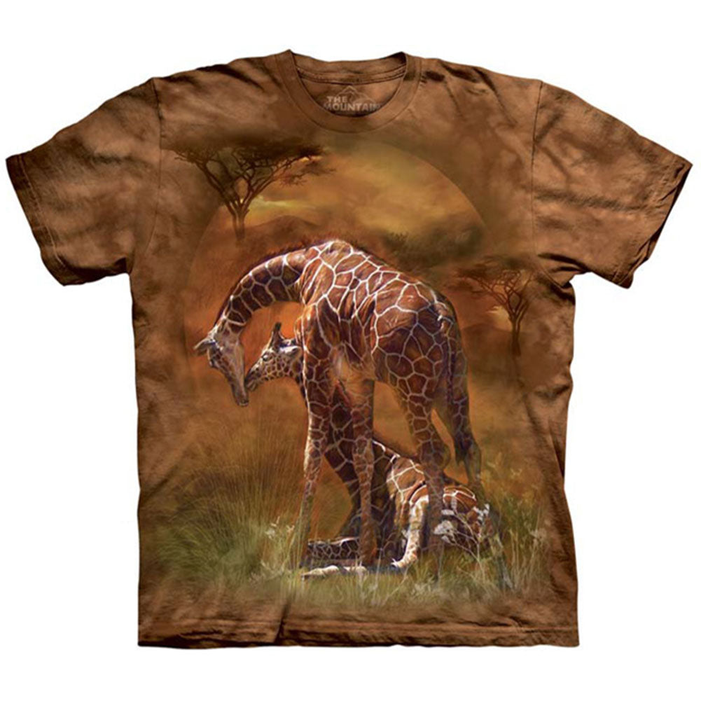 The Mountain Giraffe Sunset T-shirt