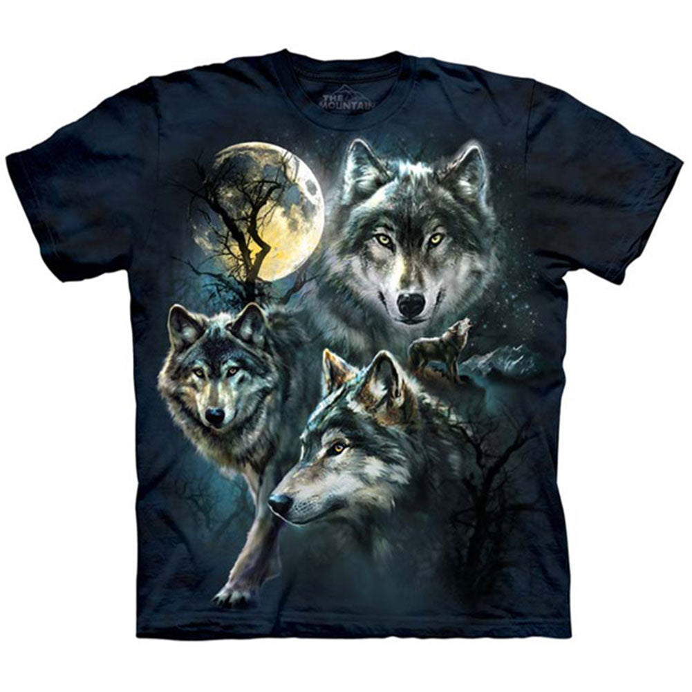 The Mountain Moon Wolves Col T-shirt