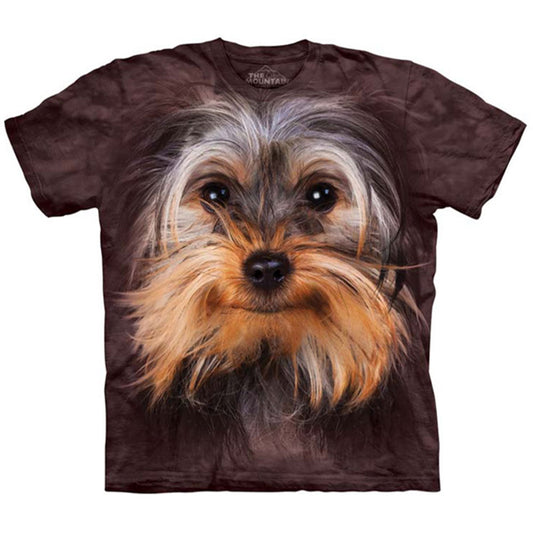 The Mountain Yorkshire Terrier Face S T-shirt