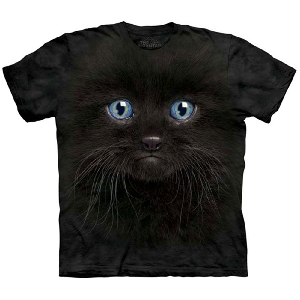 The Mountain Black Kitten Face T-shirt