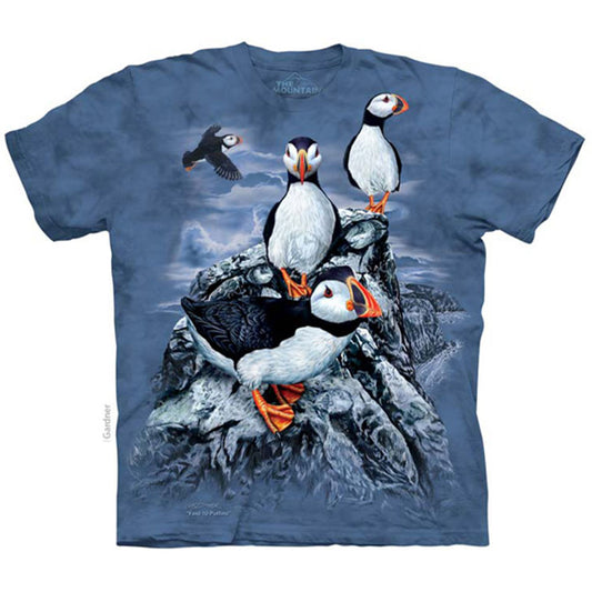 The Mountain Find 10 Puffins T-shirt