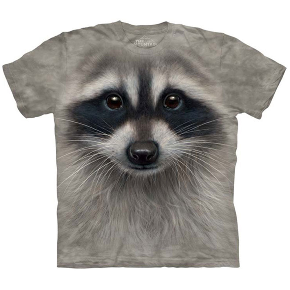 The Mountain Raccoon Face S T-shirt