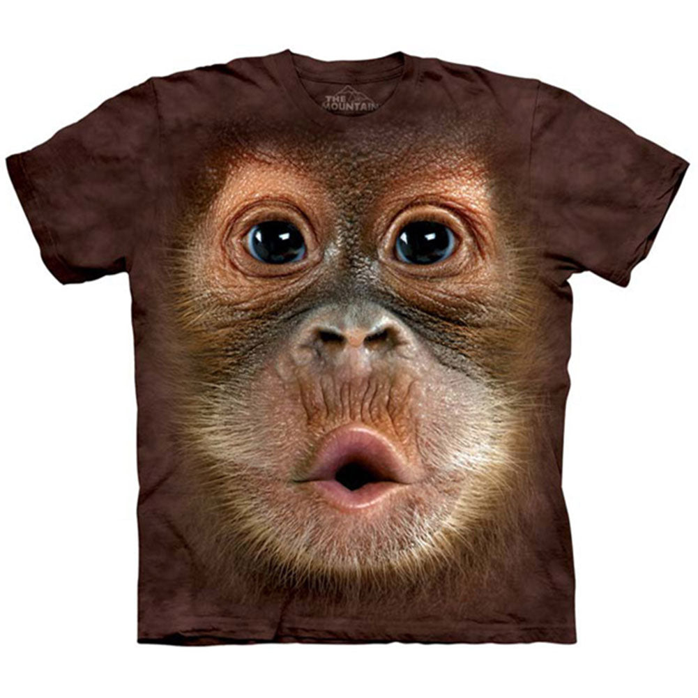 The Mountain Big Face Baby Orangutan S T-shirt