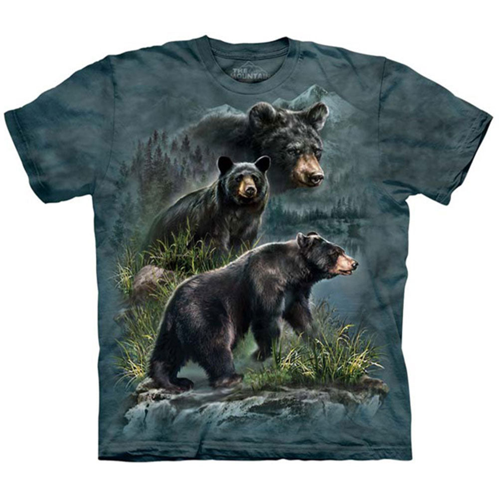 The Mountain Three Black Bear S T-shirt