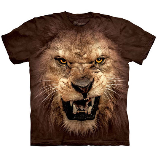 The Mountain Big Face Roaring Lion T-shirt