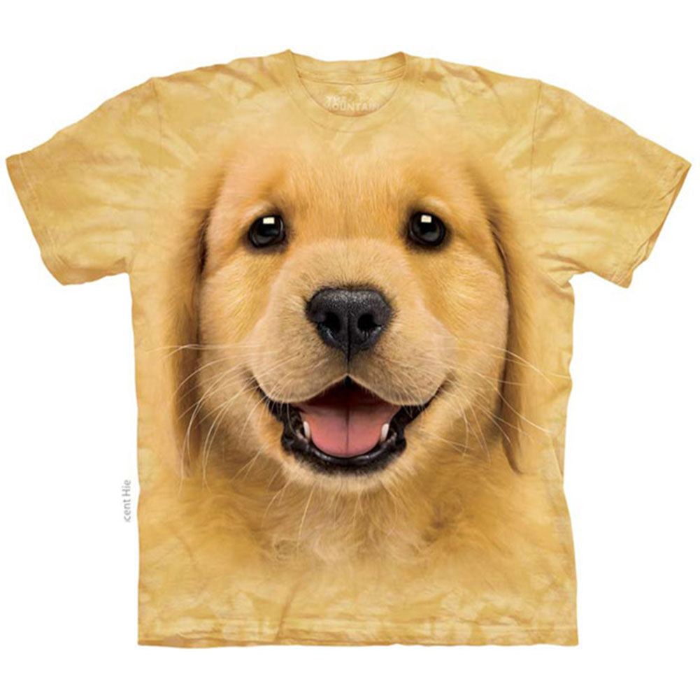 The Mountain Golden Retriever Pup T-shirt