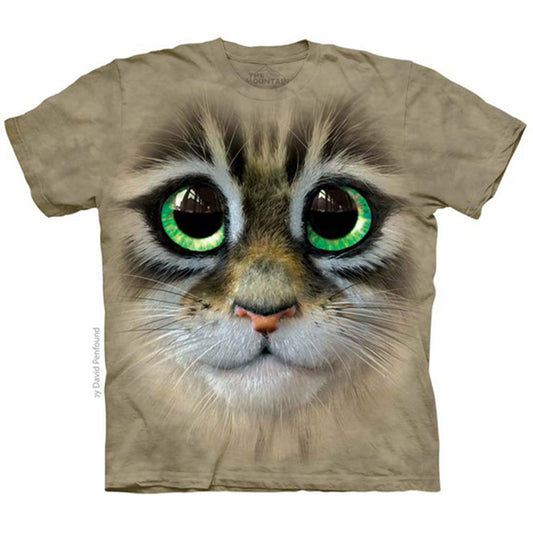 The Mountain Big Eyes Kitten Face T-shirt