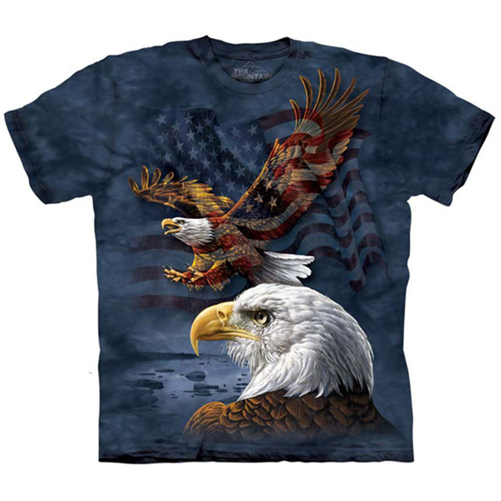 The Mountain Eagle Flag Collage S T-shirt