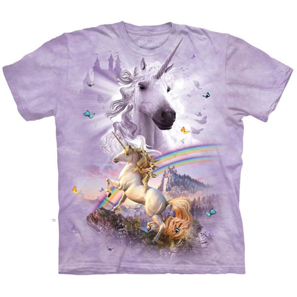 The Mountain Double Rainbow Unicorn S T-shirt
