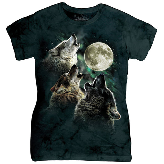 The Mountain Three Wolf Moon Babydoll