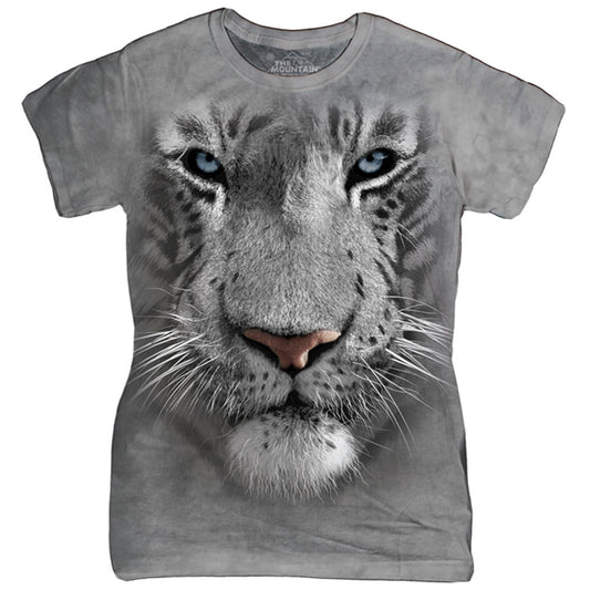 The Mountain White Tiger Face Babydoll