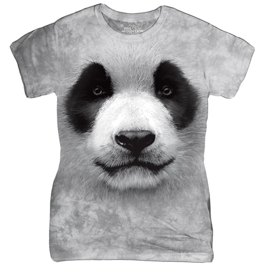 Big Face Panda Small Babydoll