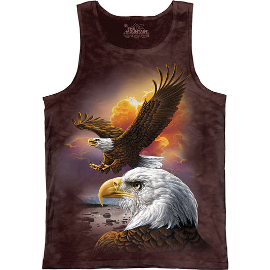 The Mountain Eagle & Clouds Mens Tank