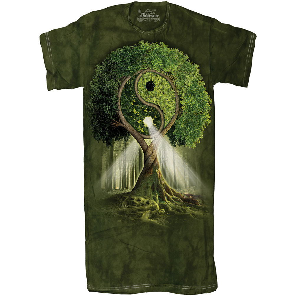 The Mountain Yin Yang Tree Sleepwear Front