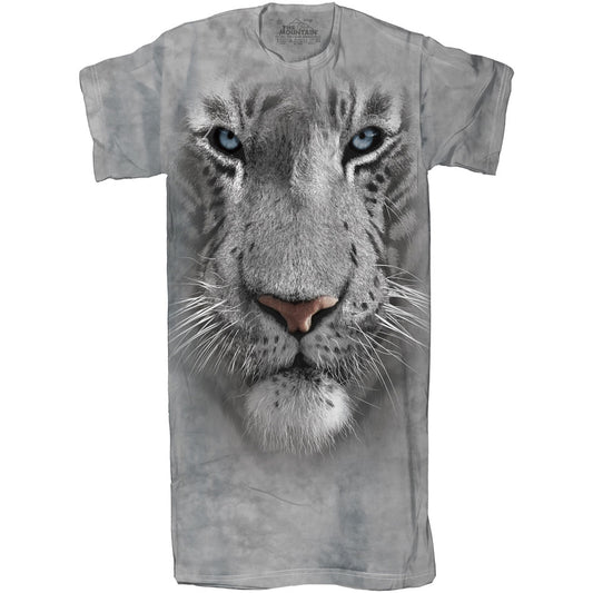 The Mountain White Tiger Face Sleepwear