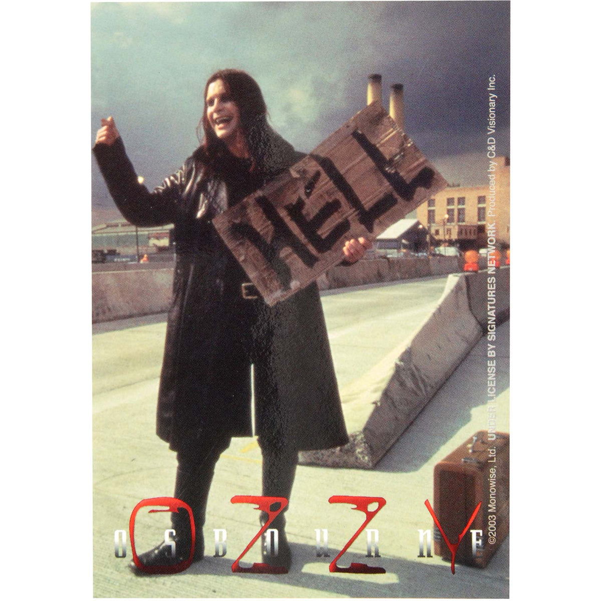 Ozzy Osbourne Sticker Front