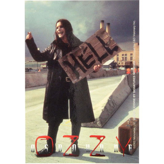 Ozzy Osbourne Sticker Front