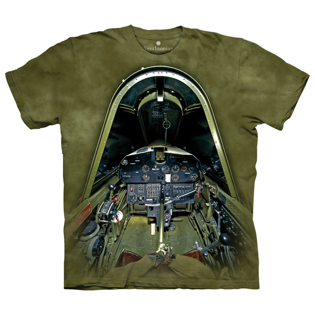 The Mountain Vought F4u-1d Corsair Cockpit T-shirt