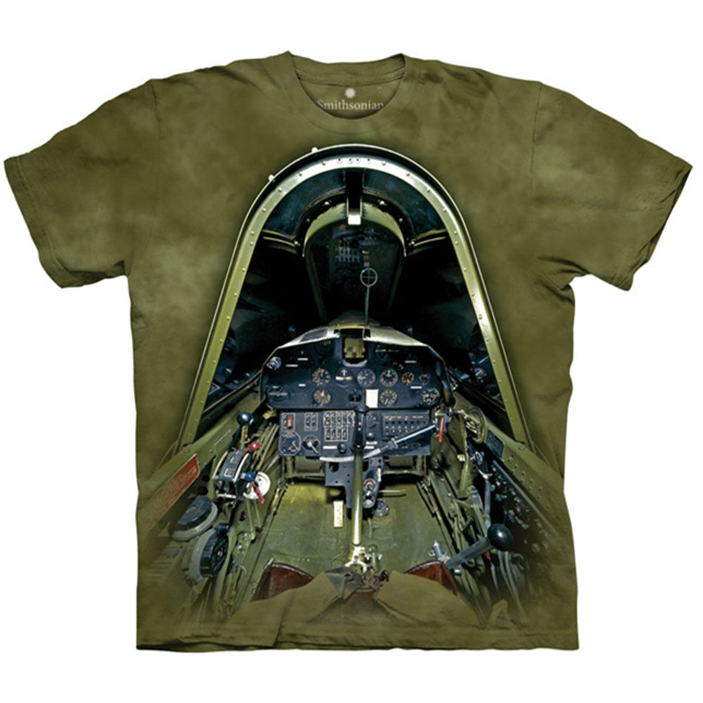 The Mountain Vought F4u-1d Corsair Cockpit T-shirt