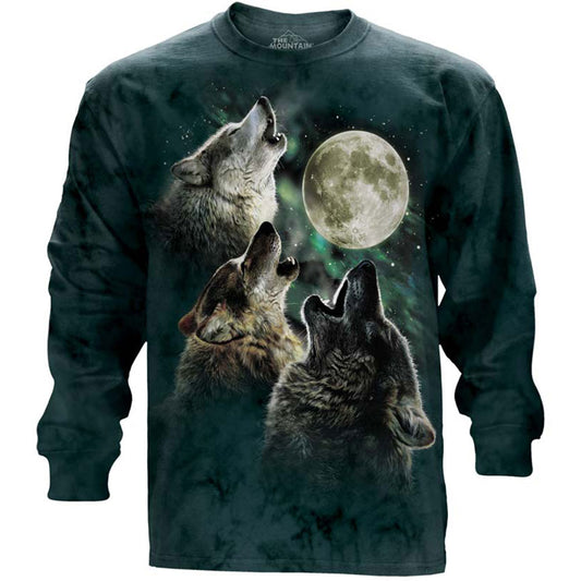 The Mountain Three Wolf Moon T-shirt